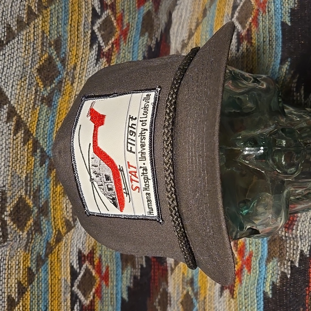 VTG University of Louisville Stat Flight Black Canvas Rope Snapback with Patch